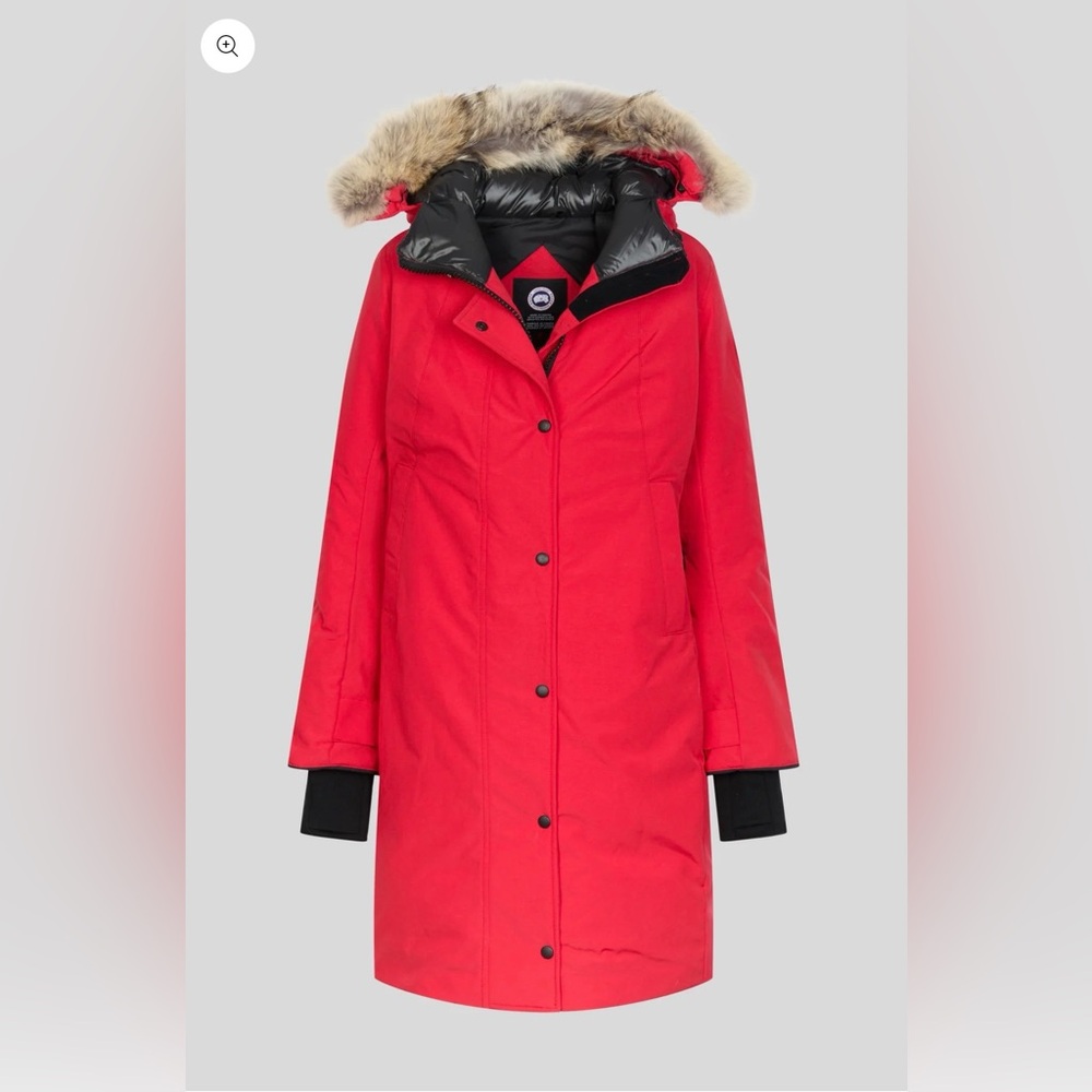 EUC Canada Goose Sherbrooke Parka - Red